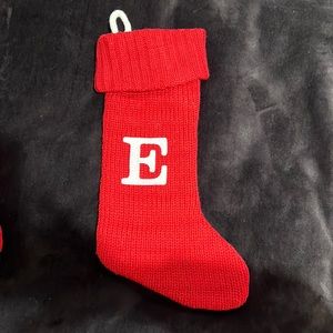 Wondershop Monogrammed “E” knit stocking